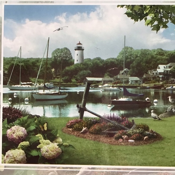 NEW Lighthouse Puzzle The Art of Alan Giana 1,000 Piece Summer Light 27” X 20” - Picture 3 of 9